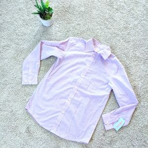 ⭐ NWT Red Blue Plaid Dress Shirt 14/16⭐